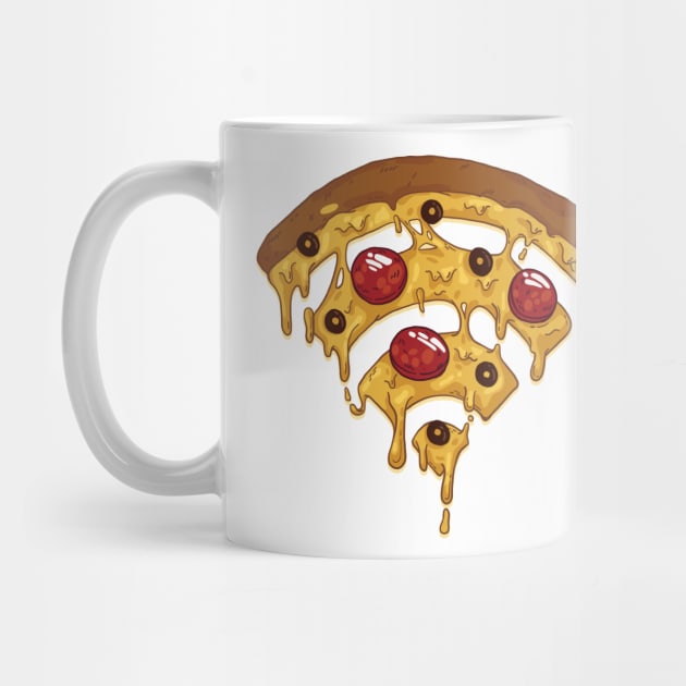 Pizza Wifi symbol by madeinchorley